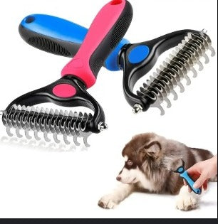 PEINE ACICALADOR - ROSADO Y CELESTE