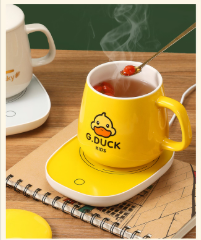 SET TAZA CALENTADORA ELÉCTRICA AMARILLO