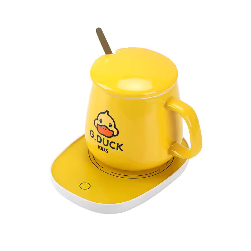 SET TAZA CALENTADORA ELÉCTRICA AMARILLO